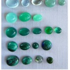 etsy green stones